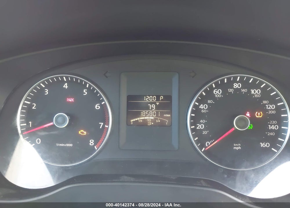 2012 VOLKSWAGEN JETTA 2.5L SE VIN: 3VWDX7AJ0CM348070