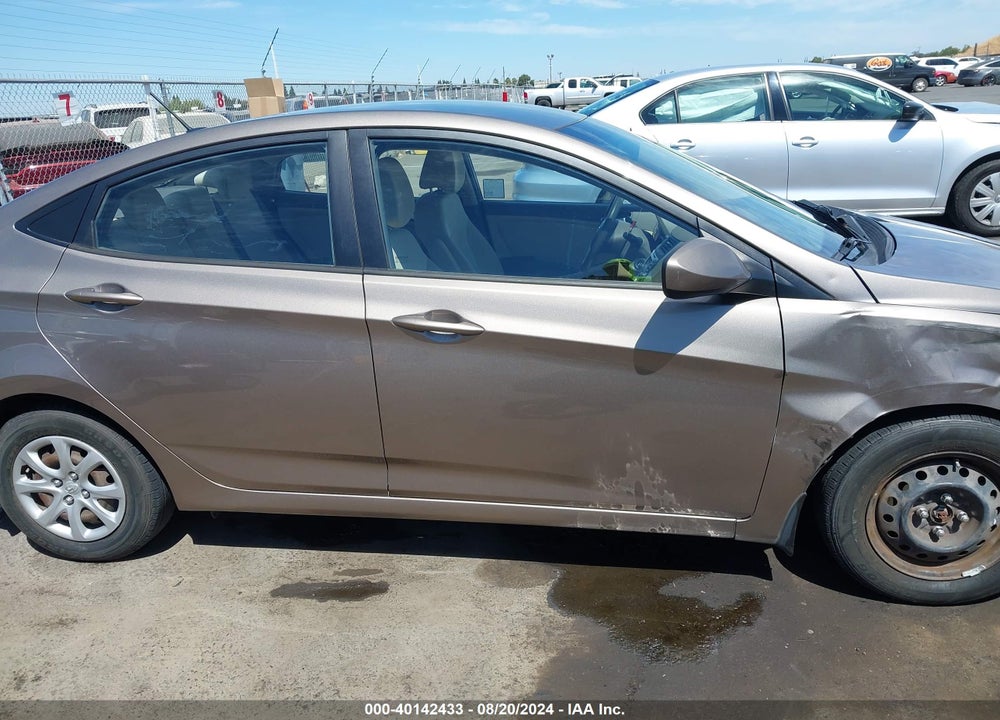 2013 HYUNDAI ACCENT GLS VIN: KMHCT4AE4DU288041