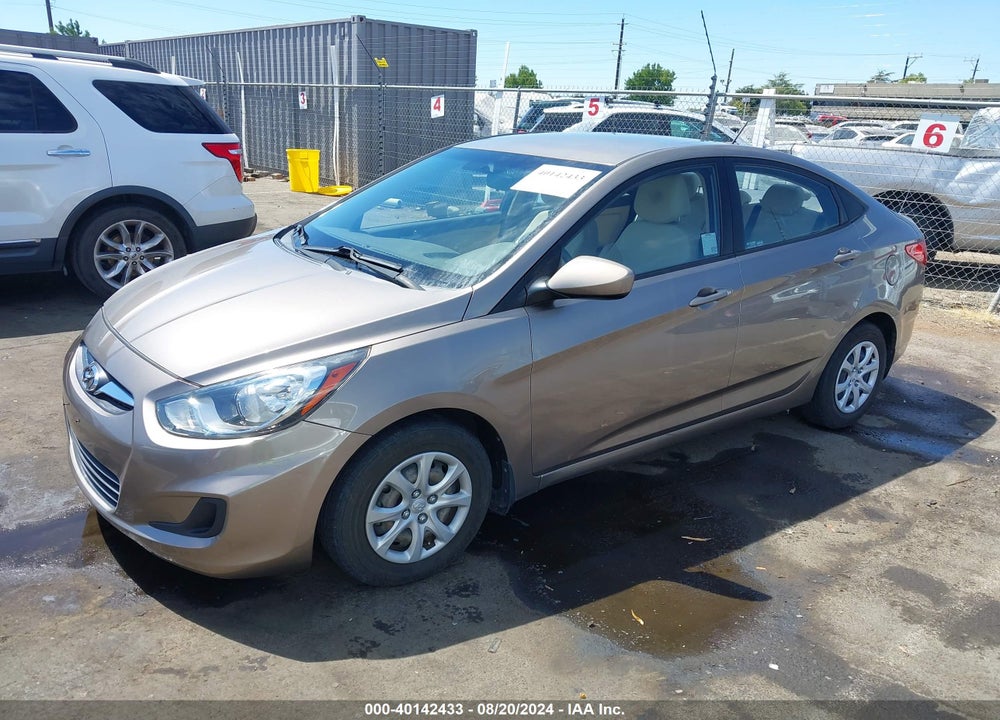 2013 HYUNDAI ACCENT GLS VIN: KMHCT4AE4DU288041