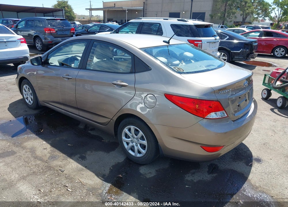 2013 HYUNDAI ACCENT GLS VIN: KMHCT4AE4DU288041