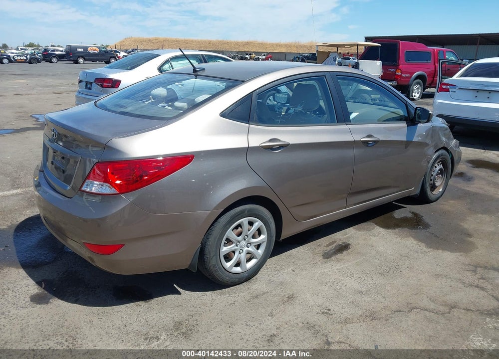 2013 HYUNDAI ACCENT GLS VIN: KMHCT4AE4DU288041
