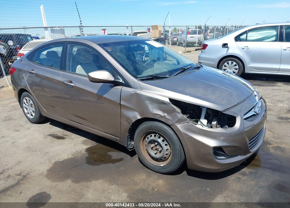 2013 HYUNDAI ACCENT GLS VIN: KMHCT4AE4DU288041