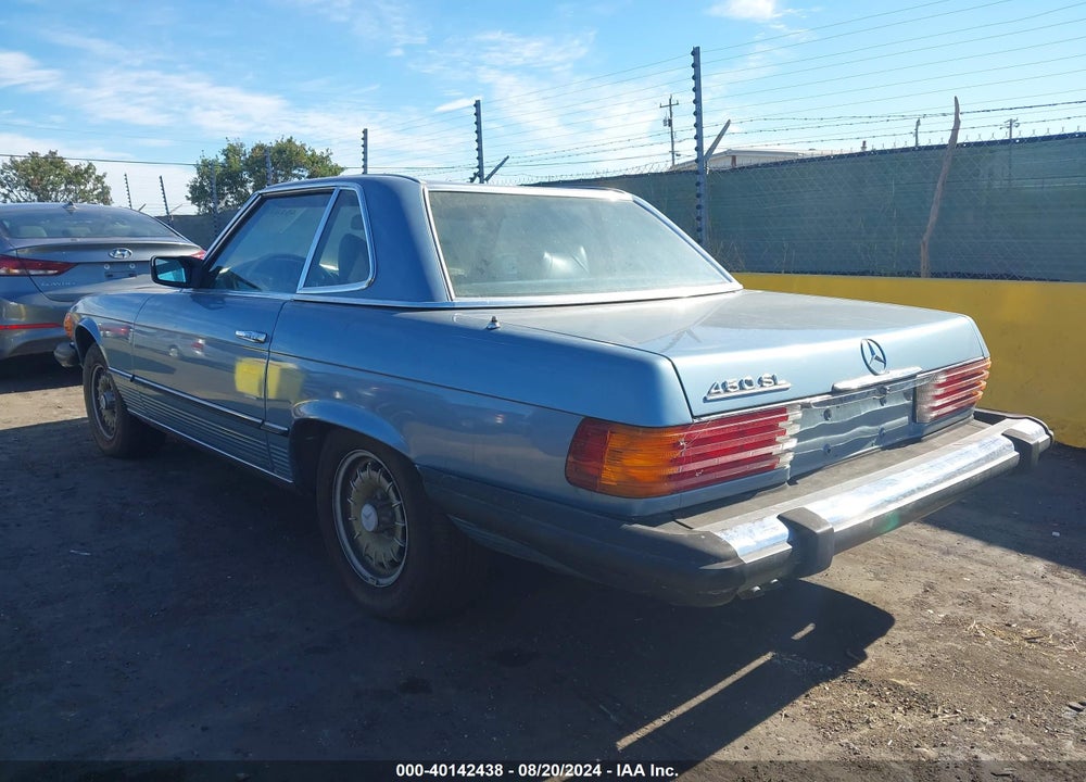 1978 MERCEDES-BENZ 450SL VIN: 10704412048376