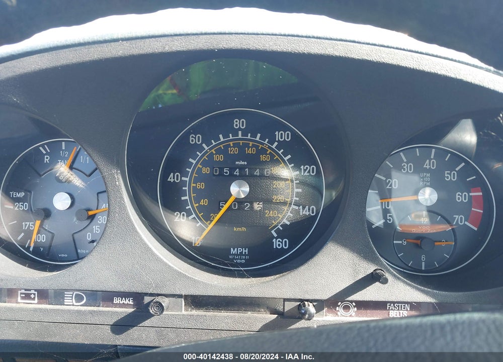 1978 MERCEDES-BENZ 450SL VIN: 10704412048376