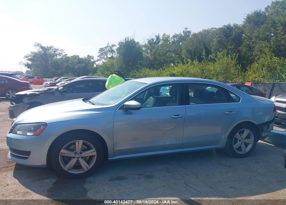 2012 VOLKSWAGEN PASSAT 2.5L SE VIN: 1VWBP7A31CC103479