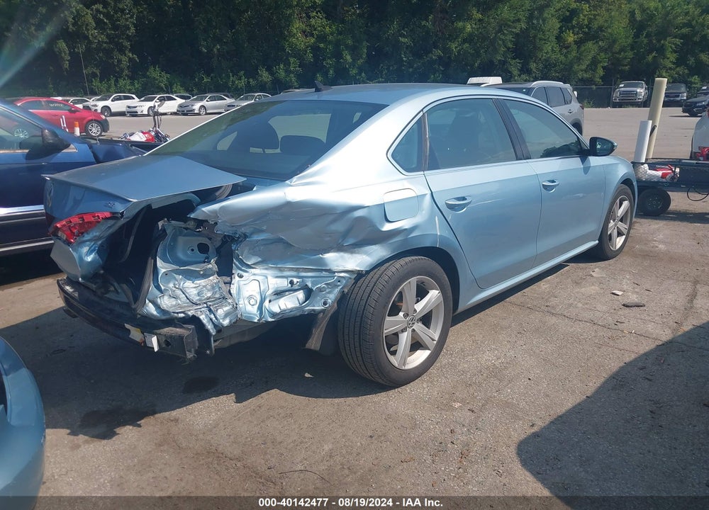 2012 VOLKSWAGEN PASSAT 2.5L SE VIN: 1VWBP7A31CC103479
