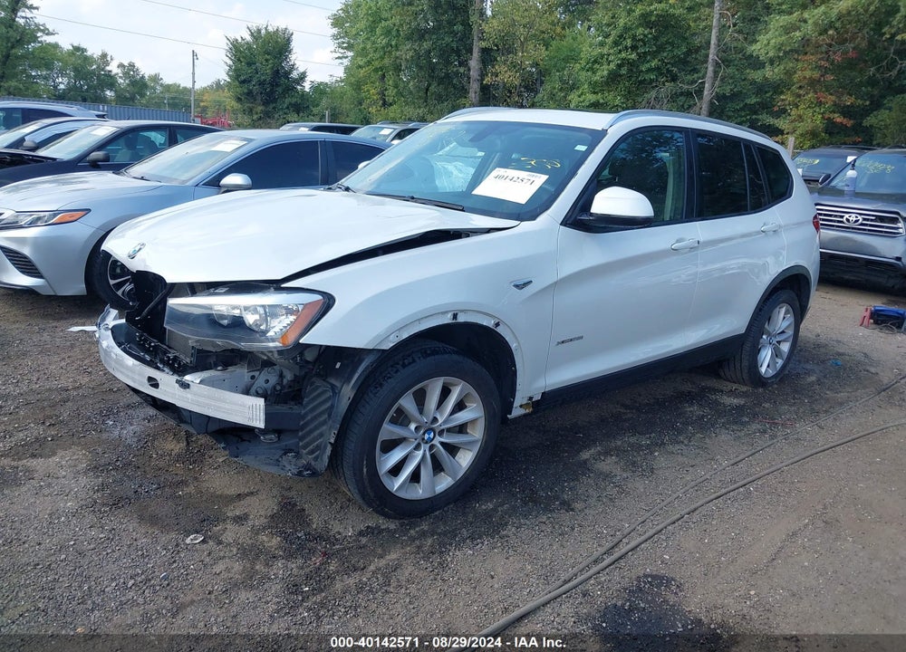 2017 BMW X3 XDRIVE28I VIN: 5UXWX9C34H0W69222