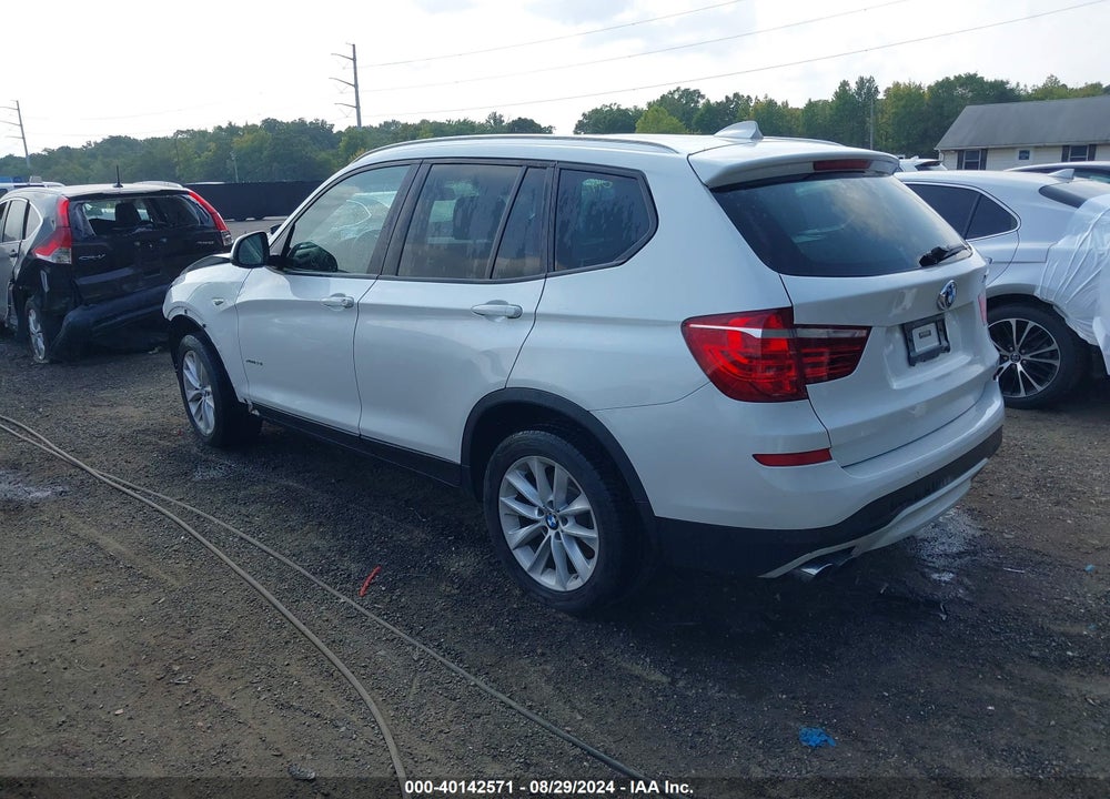 2017 BMW X3 XDRIVE28I VIN: 5UXWX9C34H0W69222