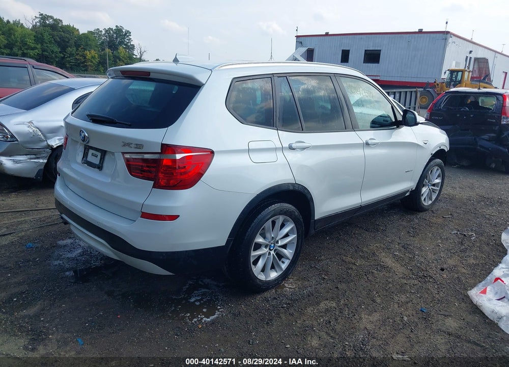 2017 BMW X3 XDRIVE28I VIN: 5UXWX9C34H0W69222