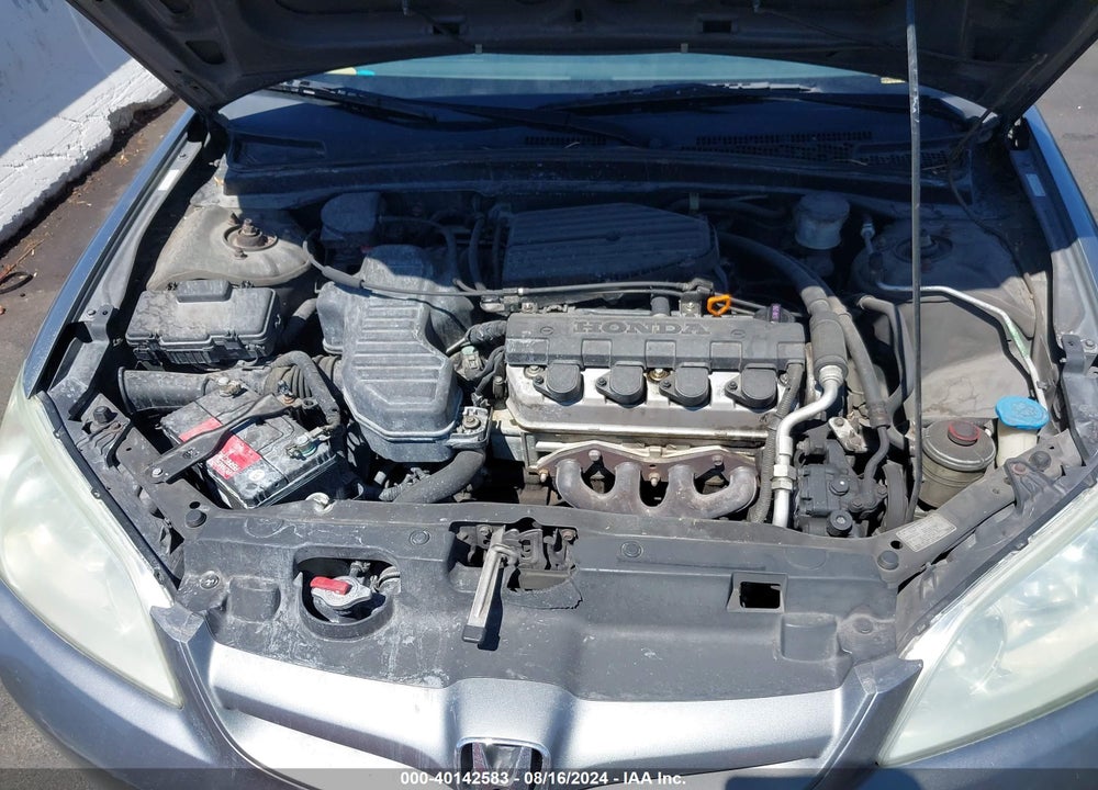 2004 HONDA CIVIC LX VIN: 2HGES16594H615528