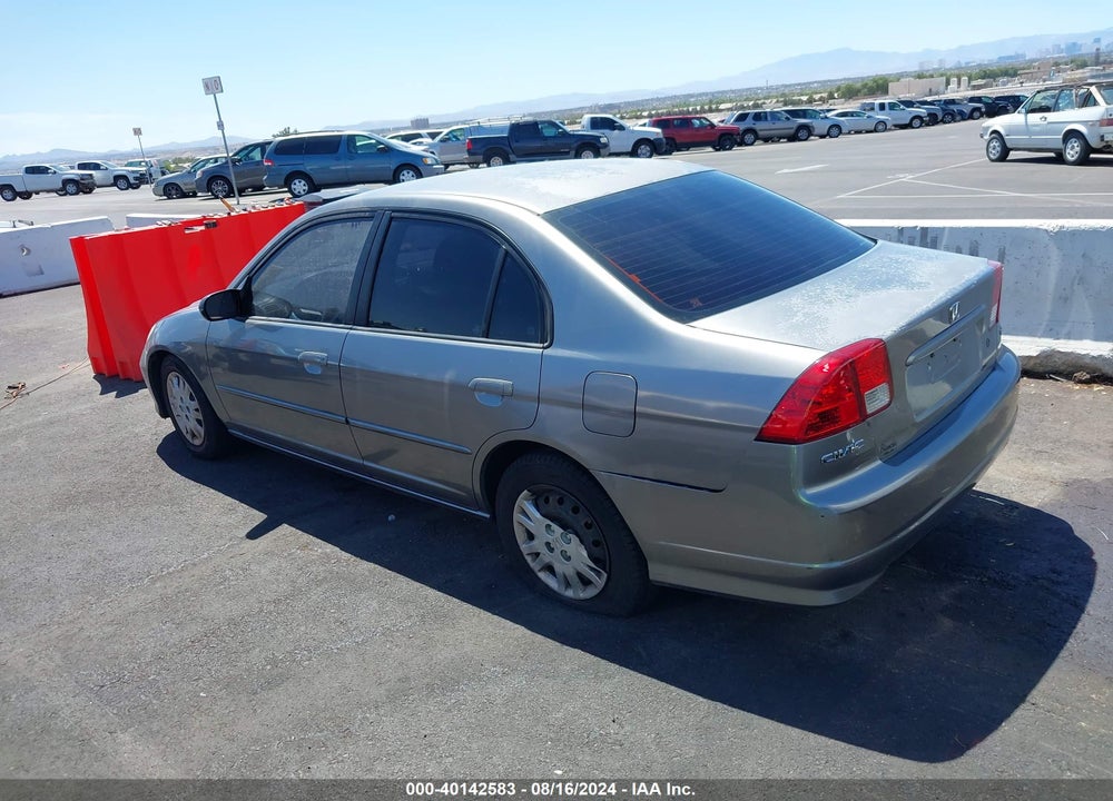 2004 HONDA CIVIC LX VIN: 2HGES16594H615528