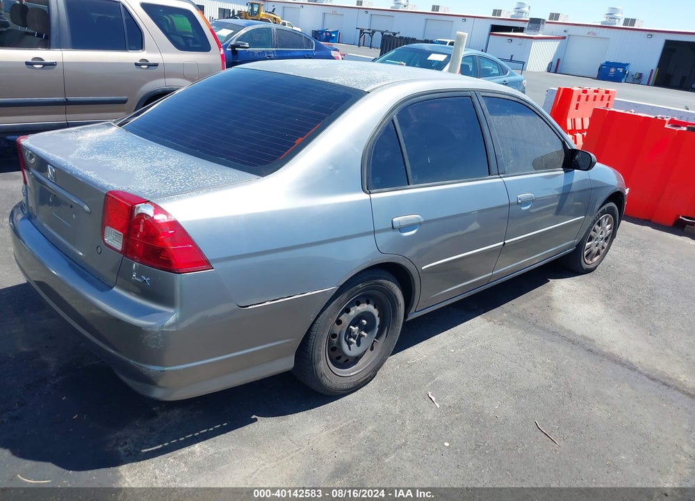 2004 HONDA CIVIC LX VIN: 2HGES16594H615528