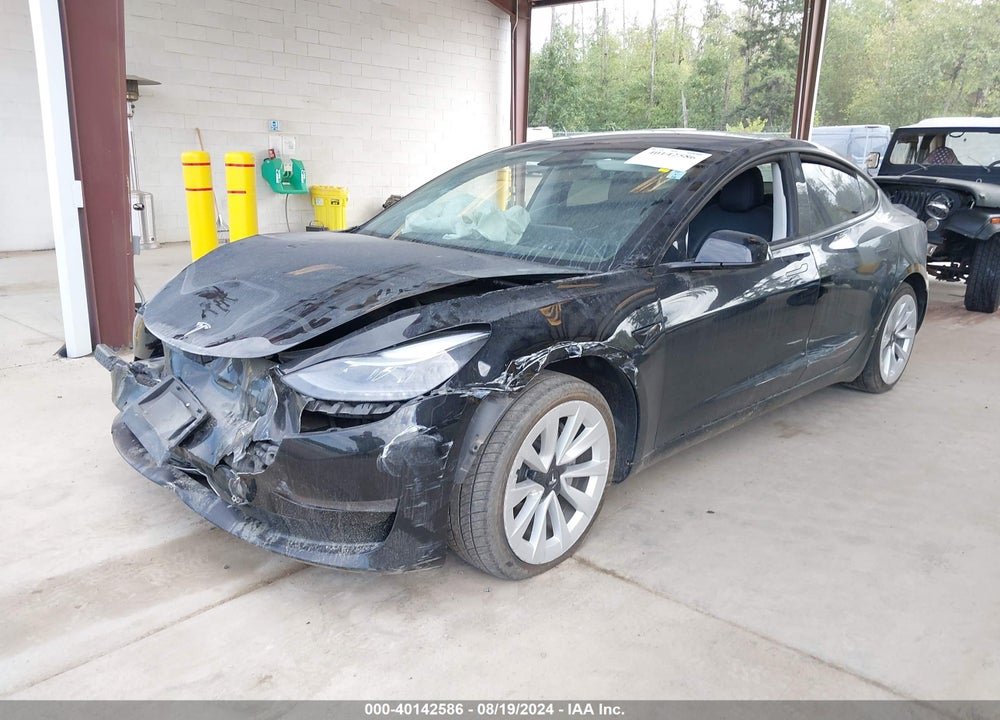 2022 TESLA MODEL 3 VIN: 5YJ3E1EA5NF191753