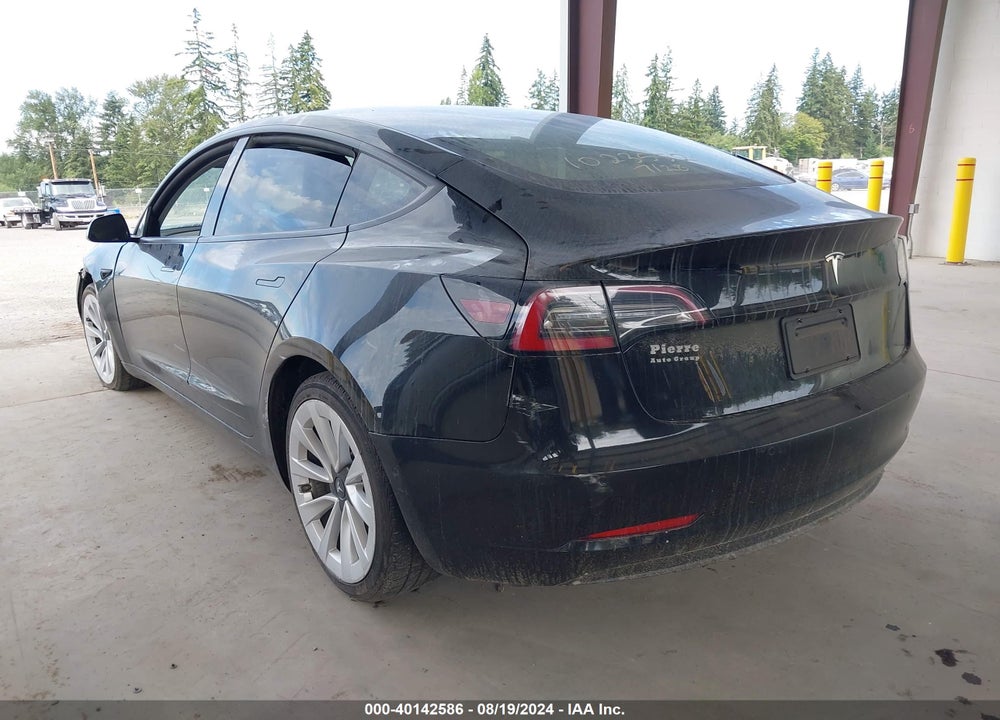 2022 TESLA MODEL 3 VIN: 5YJ3E1EA5NF191753