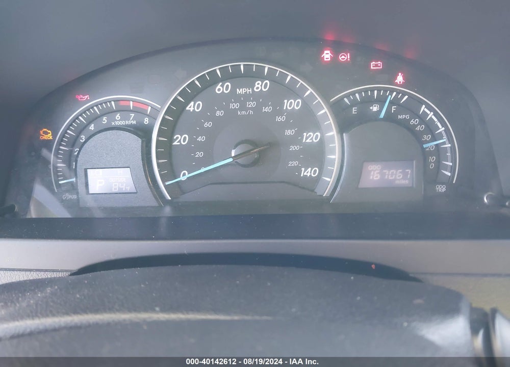 2012 TOYOTA CAMRY LE VIN: 4T1BF1FK4CU055002