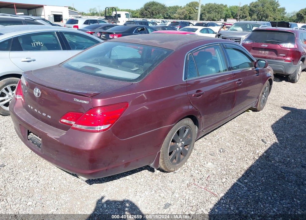 2006 TOYOTA AVALON TOURING VIN: 4T1BK36B76U093206
