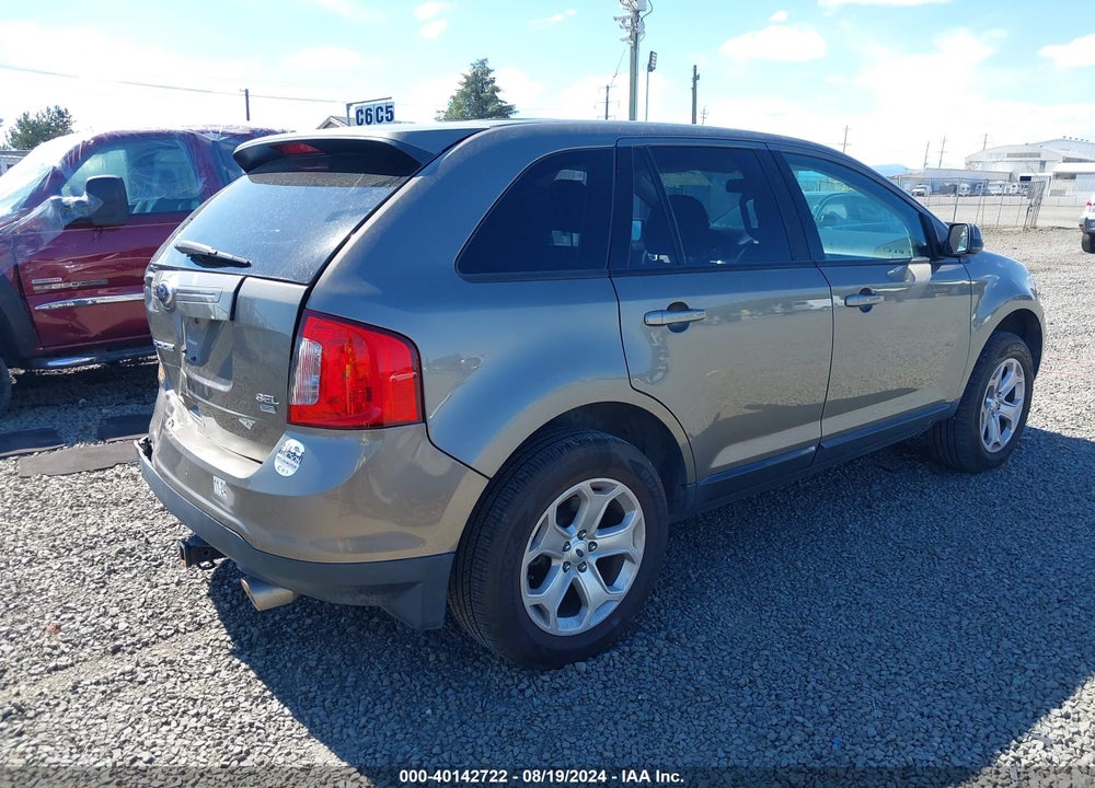 2014 FORD EDGE SEL VIN: 2FMDK4JC8EBA55261