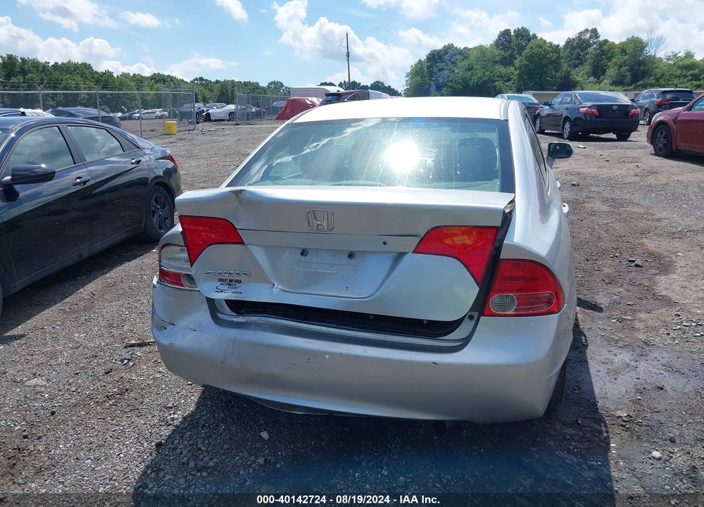 2006 HONDA CIVIC LX VIN: 2HGFA16566H524825