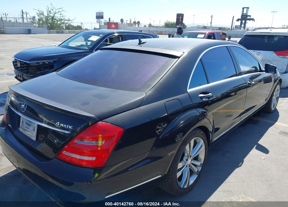2012 MERCEDES-BENZ S 550 4MATIC VIN: WDDNG9EBXCA447441
