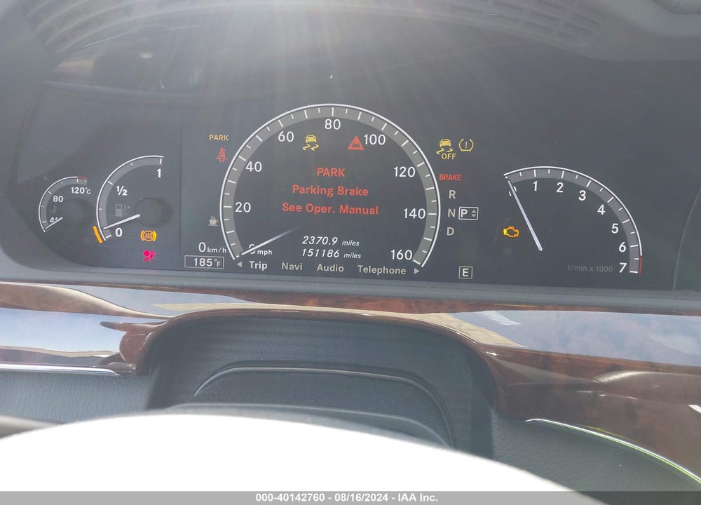 2012 MERCEDES-BENZ S 550 4MATIC VIN: WDDNG9EBXCA447441