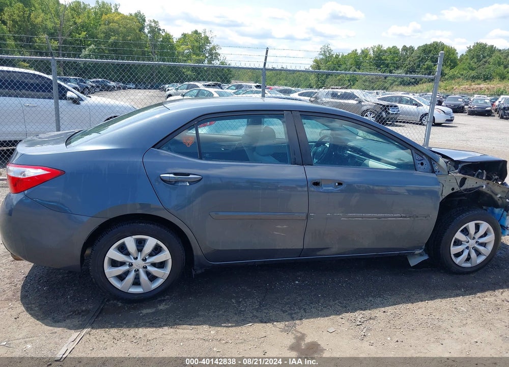 2015 TOYOTA COROLLA LE VIN: 2T1BURHE5FC367380