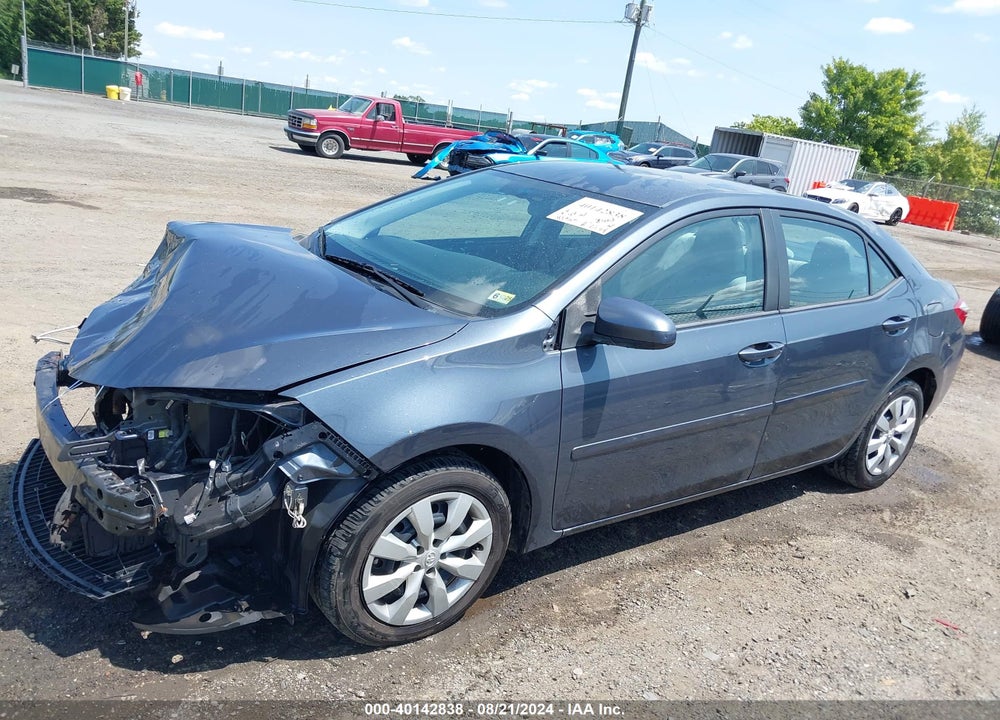 2015 TOYOTA COROLLA LE VIN: 2T1BURHE5FC367380