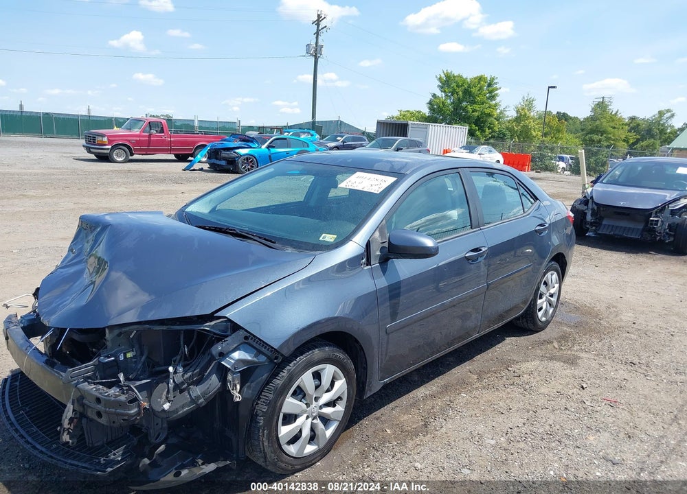 2015 TOYOTA COROLLA LE VIN: 2T1BURHE5FC367380