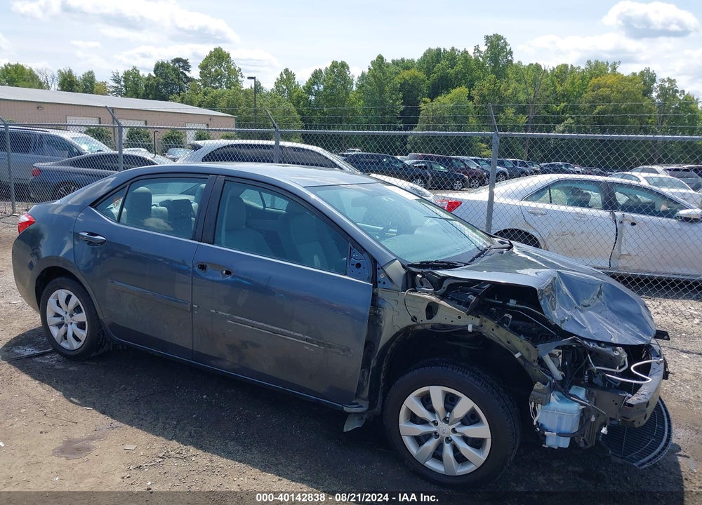 2015 TOYOTA COROLLA LE VIN: 2T1BURHE5FC367380