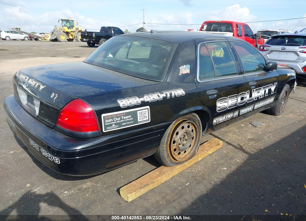 2007 FORD CROWN VICTORIA POLICE/POLICE INTERCEPTOR VIN: 2FAFP71W57X156439