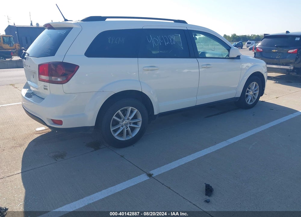 2016 DODGE JOURNEY SXT VIN: 3C4PDCBG7GT228525