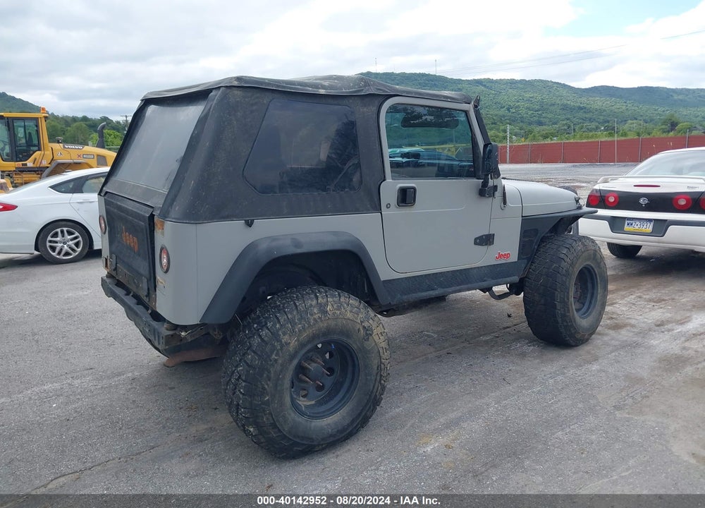 1997 JEEP WRANGLER SE VIN: 1J4FY29P6VP536250