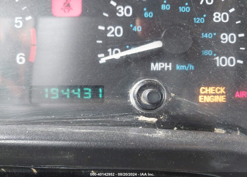 1997 JEEP WRANGLER SE VIN: 1J4FY29P6VP536250