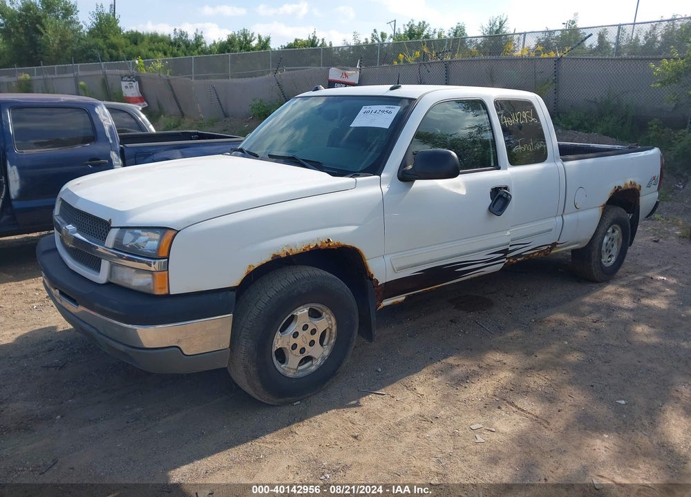 2004 CHEVROLET SILVERADO 1500 LT VIN: 1GCEK19T44E149054