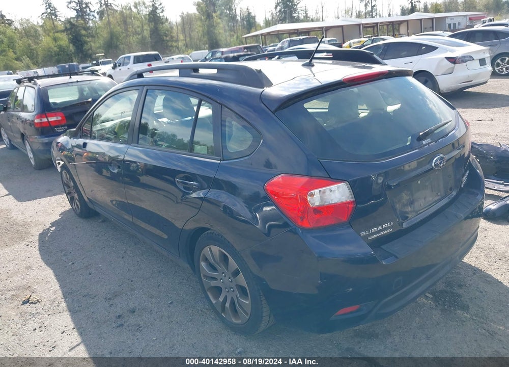 2014 SUBARU IMPREZA 2.0I SPORT LIMITED VIN: JF1GPAS63EH321627