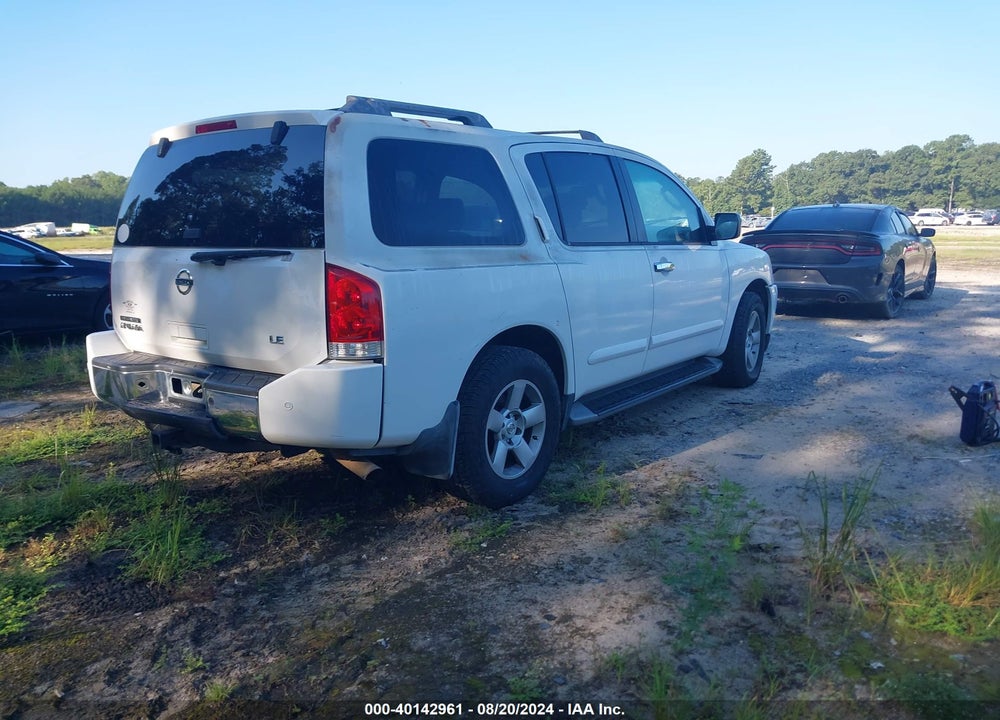 2004 NISSAN PATHFINDER ARMADA SE VIN: 5N1AA08AX4N712440