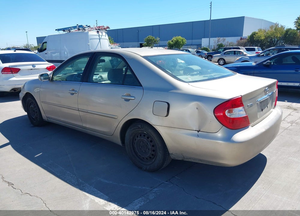 2003 TOYOTA CAMRY LE VIN: JTDBE32K630172791