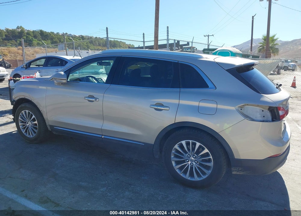 2017 LINCOLN MKX SELECT VIN: 2LMPJ6KR8HBL14998