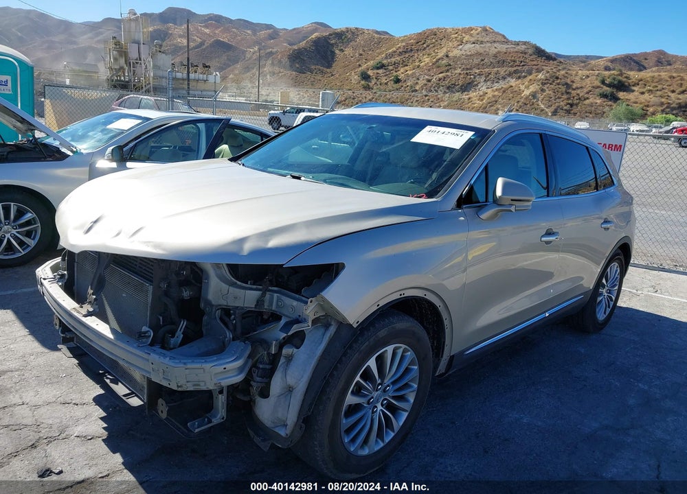 2017 LINCOLN MKX SELECT VIN: 2LMPJ6KR8HBL14998