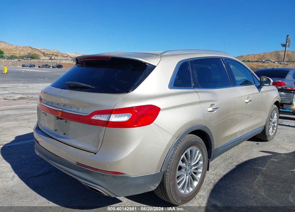 2017 LINCOLN MKX SELECT VIN: 2LMPJ6KR8HBL14998