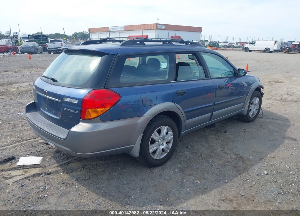 2005 SUBARU OUTBACK 2.5I VIN: 4S4BP61C157339358