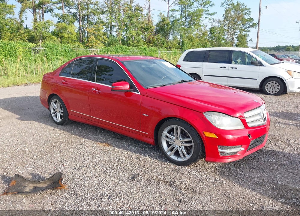 2012 MERCEDES-BENZ C 250 LUXURY/SPORT VIN: WDDGF4HB1CA660661