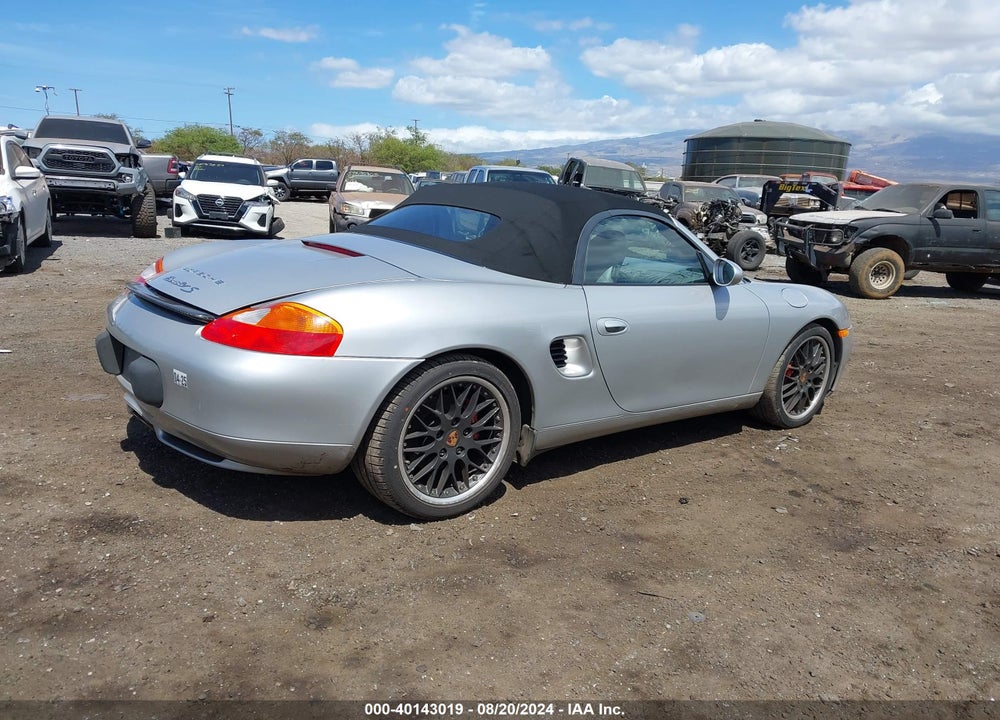 2000 PORSCHE BOXSTER S VIN: WP0CB298XYU663253