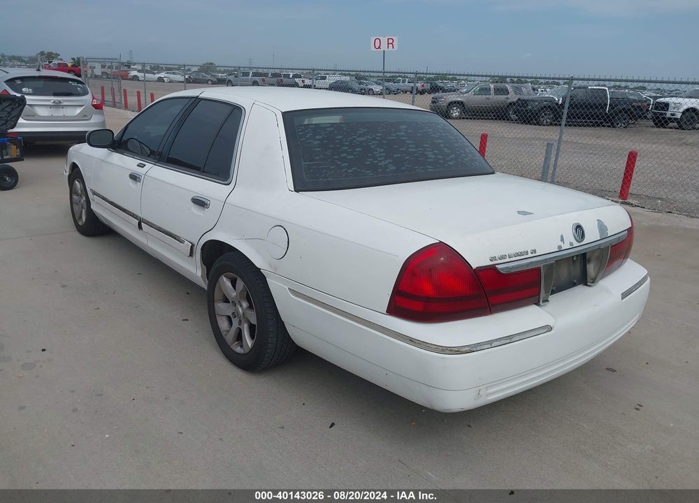 2003 MERCURY GRAND MARQUIS GS VIN: 2MEFM74W93X619237