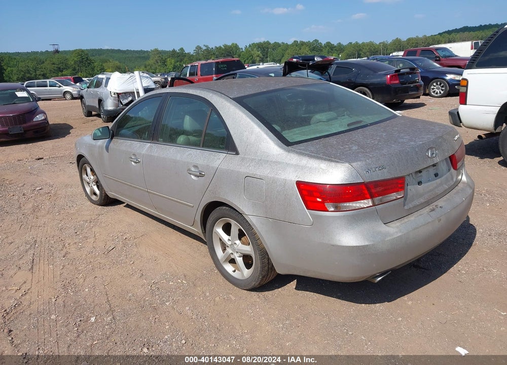 2006 HYUNDAI SONATA GLS V6/LX V6 VIN: 5NPEU46F26H064162
