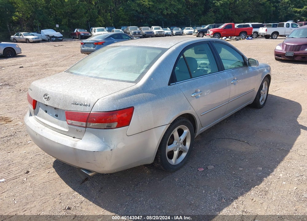 2006 HYUNDAI SONATA GLS V6/LX V6 VIN: 5NPEU46F26H064162