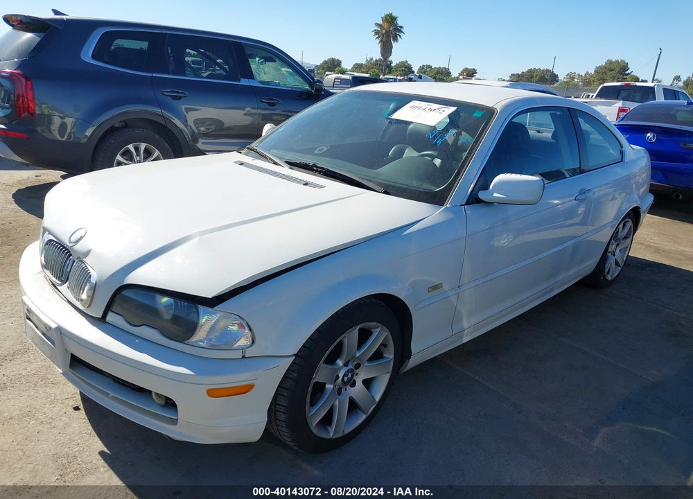 2002 BMW 325CI VIN: WBABN33412JW51495