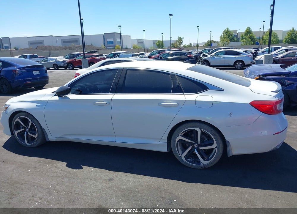 2022 HONDA ACCORD HYBRID SPORT VIN: 1HGCV3F21NA044777