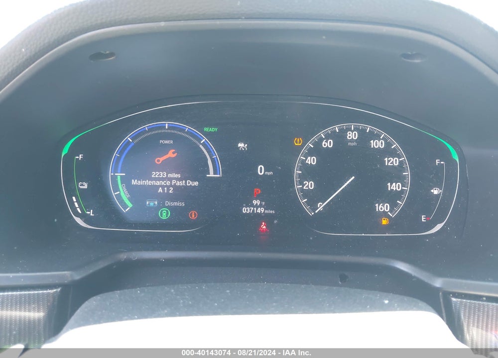 2022 HONDA ACCORD HYBRID SPORT VIN: 1HGCV3F21NA044777