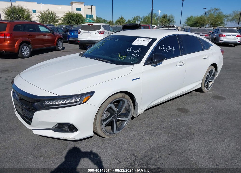 2022 HONDA ACCORD HYBRID SPORT VIN: 1HGCV3F21NA044777