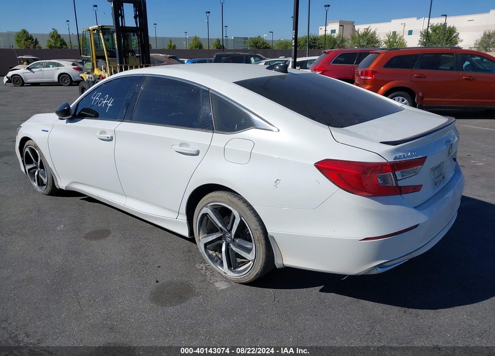 2022 HONDA ACCORD HYBRID SPORT VIN: 1HGCV3F21NA044777
